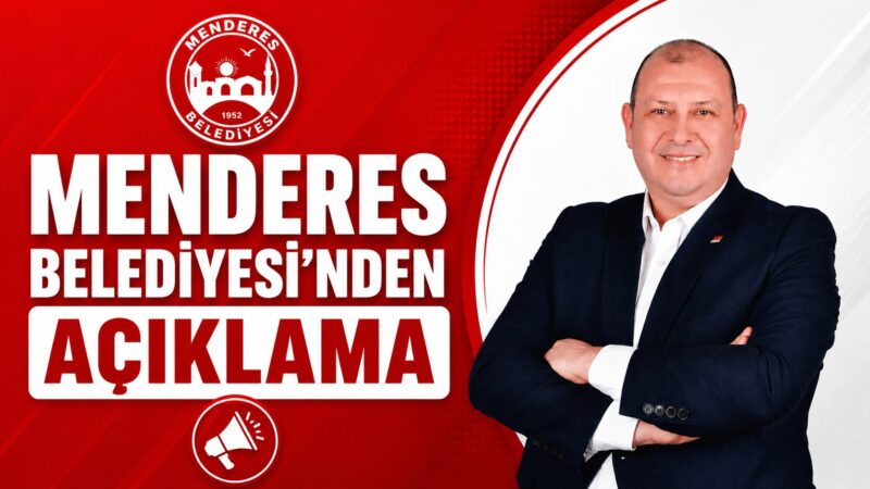 Menderes Belediyesi’nden kamuoyunu yanlış bilgilendiren sitelere ve sosyal medya
hesaplarına karşı