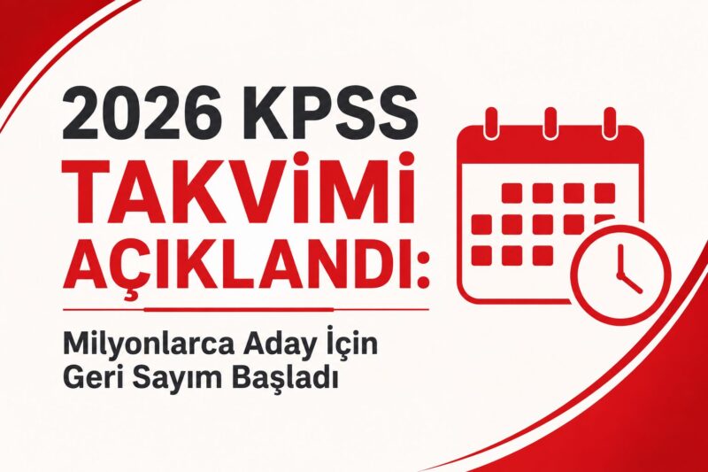 Kamu kurumlarında görev almak isteyen milyonlarca adayın merakla beklediği 2026