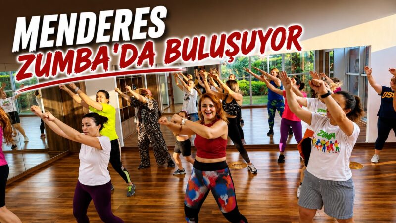 Menderes Belediyesi’nin zumba dersleri dolu dizgin devam ediyor. Düzenli yapılan