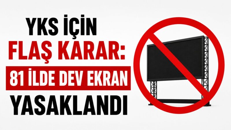 2026 Yükseköğretim Kurumları Sınavı (YKS) öncesinde İçişleri Bakanlığı tarafından dikkat