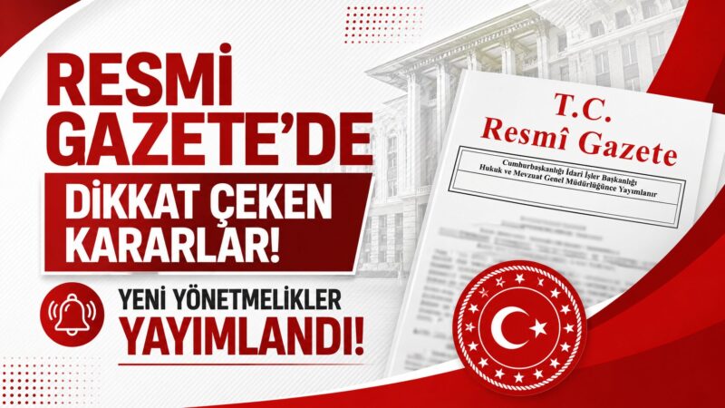 22 Haziran 2026 tarihli Resmi Gazete’de gemi geri dönüşüm tesislerinden