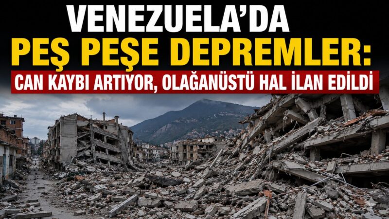 Güney Amerika ülkesi Venezuela, 24 Haziran akşamı meydana gelen peş