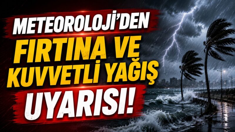Meteoroloji Genel Müdürlüğü, yurdun bazı bölgelerinde etkili olması beklenen olumsuz