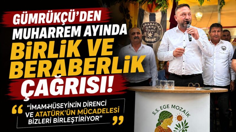 Cumhuriyet Halk Partisi İzmir İl Başkanı Utku Gümrükçü, göreve başlamasının