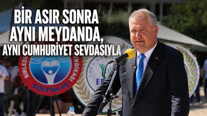 Atatürk;ün Urla;ya Gelişinin 100. Yılı Törenlerle Anıldı
Büyük Önder Gazi Mustafa