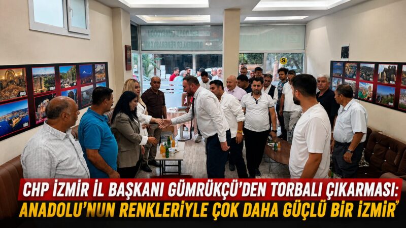 Cumhuriyet Halk Partisi (CHP) İzmir İl Başkanlığı görevine geldikten hemen