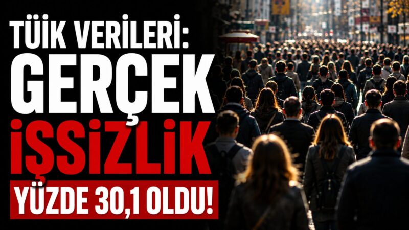 Türkiye İstatistik Kurumu (TÜİK), nisan ayına ilişkin iş gücü verilerini