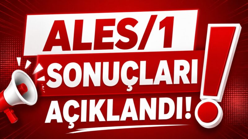 Akademik kariyer hedefleyen binlerce adayın merakla beklediği 2026-ALES/1 sonuçları erişime