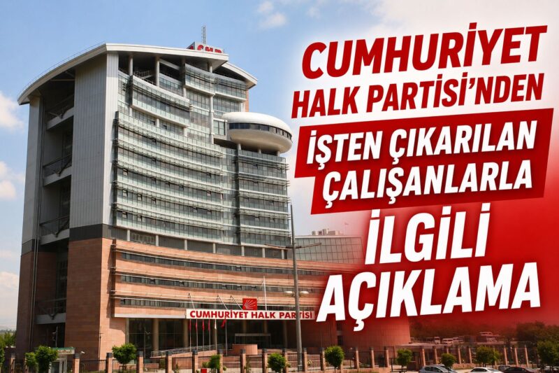 
Cumhuriyet Halk Partisi’nde yönetim değişikliğinin ardından bazı çalışanların iş akitlerinin