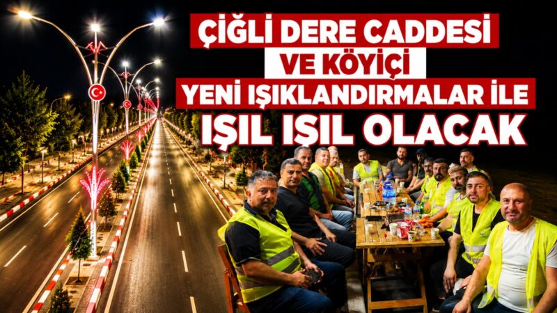 Çiğli merkezde yoğun olarak kullanılan Dere Caddesi ve Köyiçi’nde vatandaşların