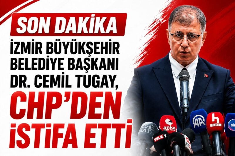 İzmir Büyükşehir Belediye Başkanı Cemil Tugay, Cumhuriyet Halk Partisi üyeliğinden