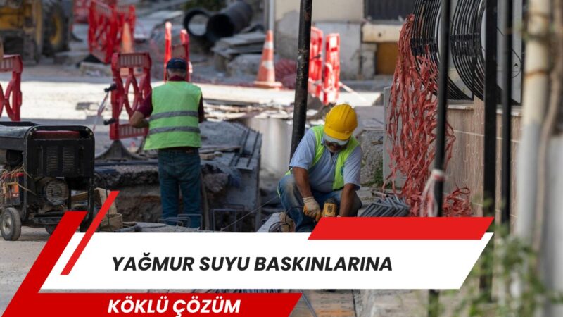 İZSU, Buca, Karabağlar ve Gaziemir'de yaklaşık 50 kilometrelik yağmur suyu ve kanalizasyon hattı inşa