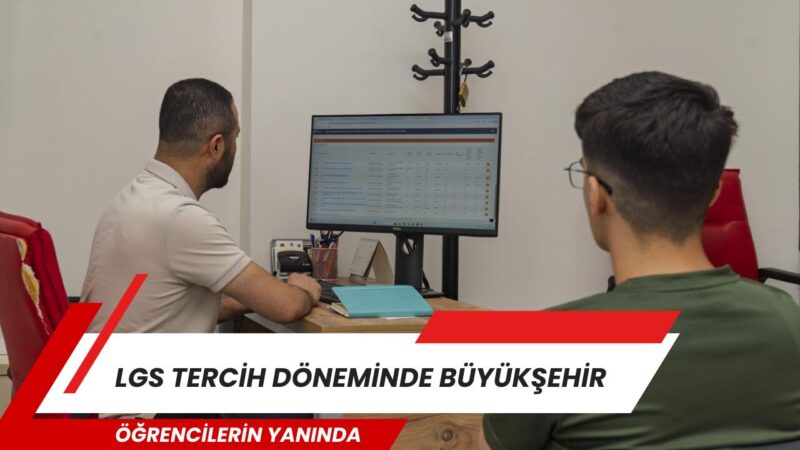 İzmir Büyükşehir Belediyesi, LGS’ye giren öğrencilerin doğru tercih yapabilmesi için