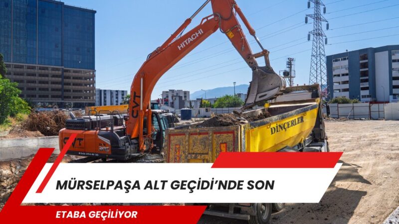 
İzmir Büyükşehir Belediyesi'nin, Mürselpaşa Bulvarı'ndaki trafik yoğunluğunu azaltacak Mürselpaşa Karayolu