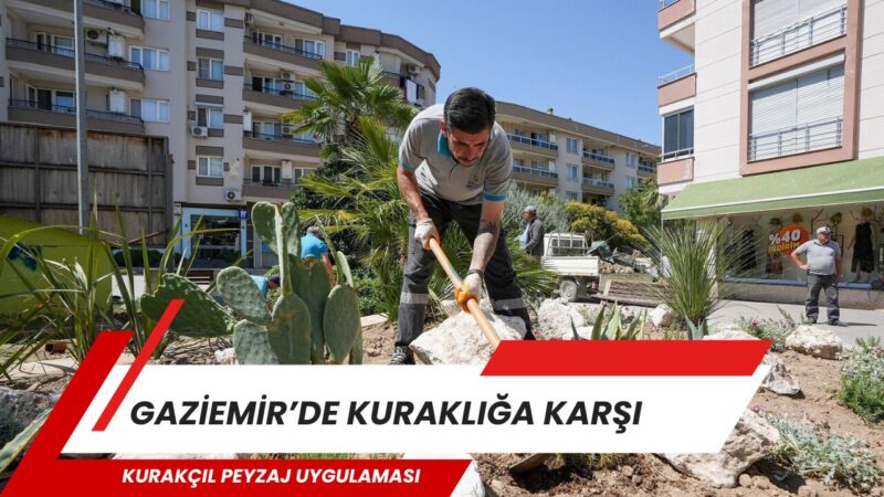 Gaziemir Belediyesi, iklim krizinin ve kuraklığın etkisiyle azalan su kaynaklarını