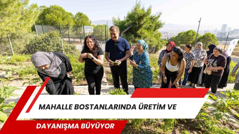 İzmir Büyükşehir Belediye Başkanı Dr. Cemil Tugay, Bornova’daki Meriç Mahalle