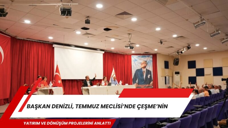Başkan Lâl Denizli, "Çeşme'nin her köşesinde estetik, sürdürülebilir ve yaşam
