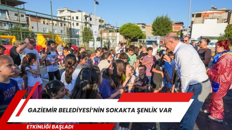 Gaziemir Belediyesi'nin hafta boyunca her gün farklı bir mahallede düzenleyeceği