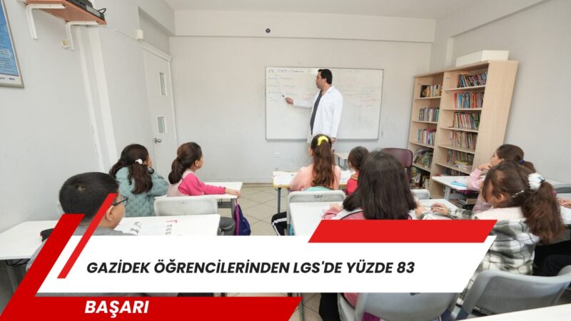 Gaziemir Belediyesi Destek Eğitim Kursu'nda (GAZİDEK) eğitim alan öğrenciler, Liselere