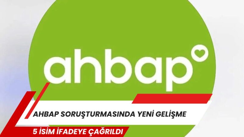 Haluk Levent'in kurucusu olduğu Ahbap Derneği'ne yönelik yürütülen soruşturmada yeni