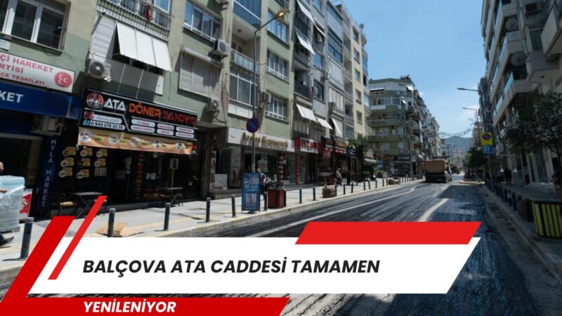 İzmir Büyükşehir Belediyesi kentin ana arterlerinde gerçekleştirdiği yol yenileme çalışmalarına