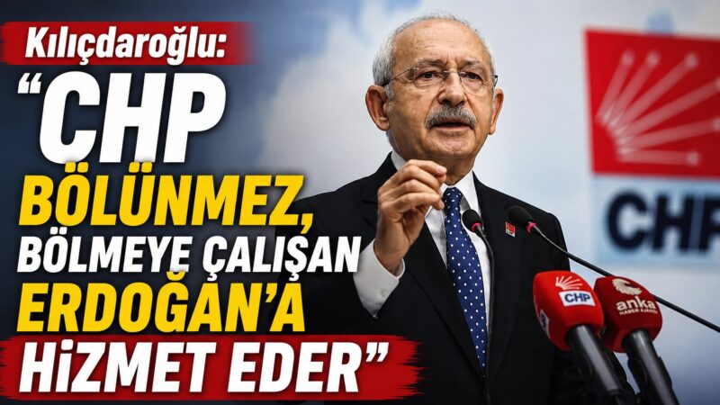 CHP Genel Başkanı Kemal Kılıçdaroğlu, TV100 ekranlarında gündeme ilişkin dikkat