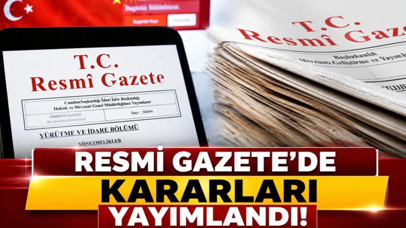 24 Temmuz 2026 tarihli Resmi Gazete'de TBMM kararları, yeni yönetmelikler