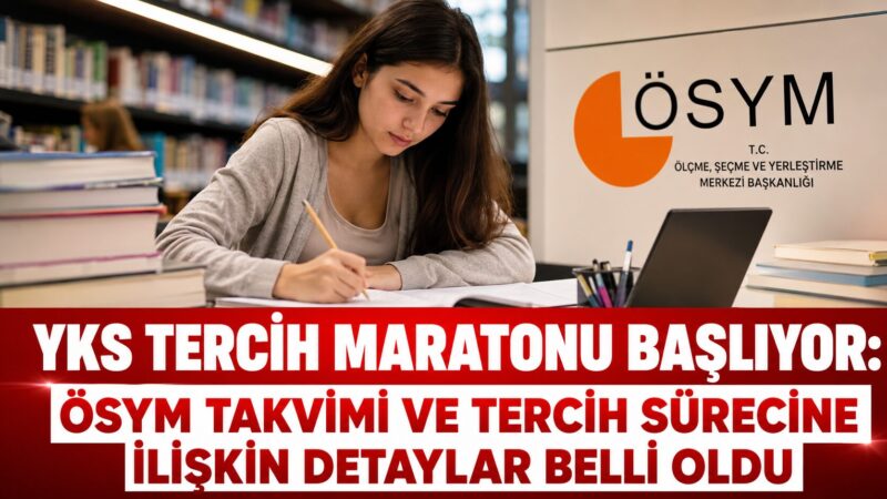 Üniversite hayali kuran milyonlarca aday için tercih süreci başlıyor. 2026