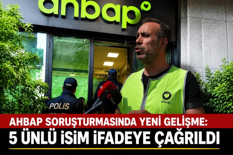 İstanbul Cumhuriyet Başsavcılığı tarafından Ahbap Derneği'ne yönelik yürütüldüğü belirtilen soruşturmada