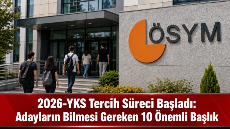 2026 Yükseköğretim Kurumları Sınavı sonuçlarının açıklanmasının ardından üniversite adayları için