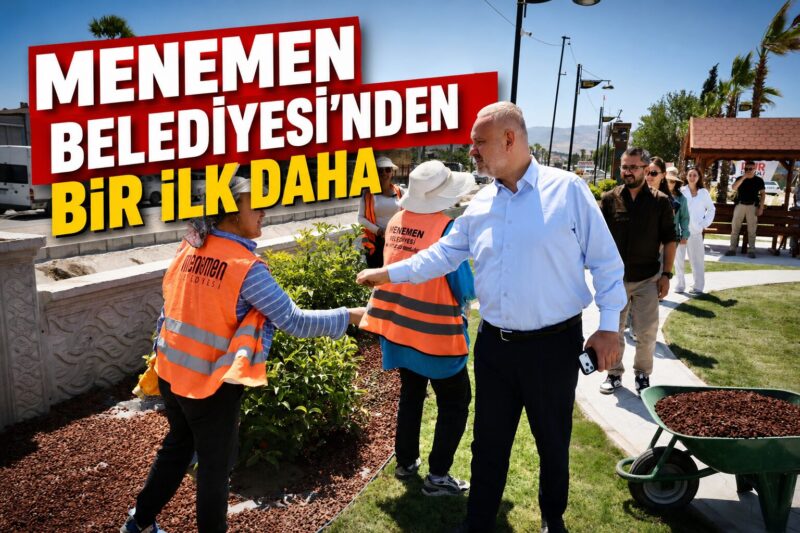 Menemen Belediyesi'nden yolların güvenliği ve huzuru için örnek tesis
