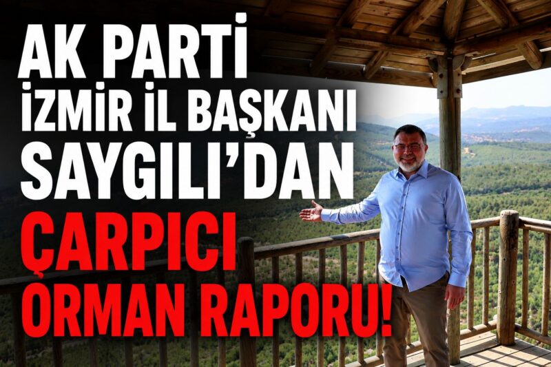 AK Parti İzmir İl Başkanı Bilal Saygılı, Bornova Çiçekliköy’de yanan