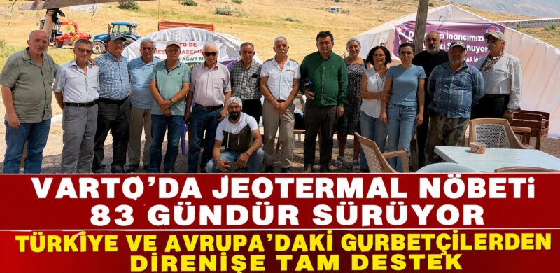 Muş’un Varto ilçesinde, Çaylar Havzası’nda yapılması planlanan jeotermal enerji projesine