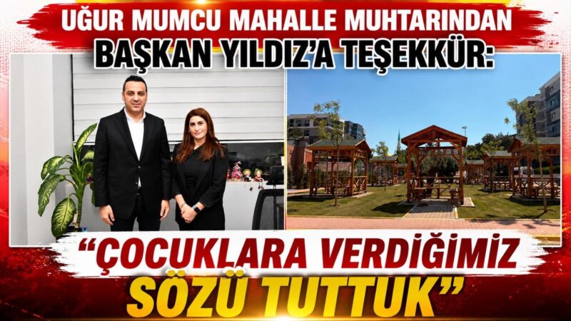 Çiğli Belediyesi tarafından Harmandalı Uğurmumcu Mahallesi’nde yapımı tamamlanan çok amaçlı