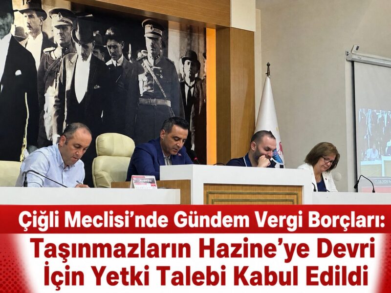 Çiğli Belediye Meclisi’nin ağustos ayı olağan toplantısının birinci birleşimi, Belediye