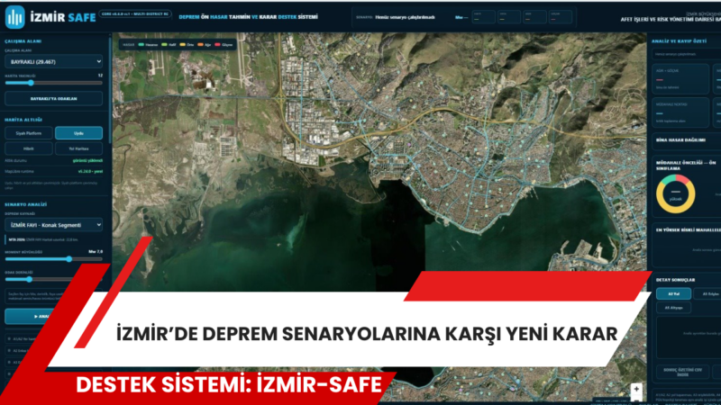 İzmir Büyükşehir Belediyesi, olası bir depremin kentte yaratabileceği hasarı önceden