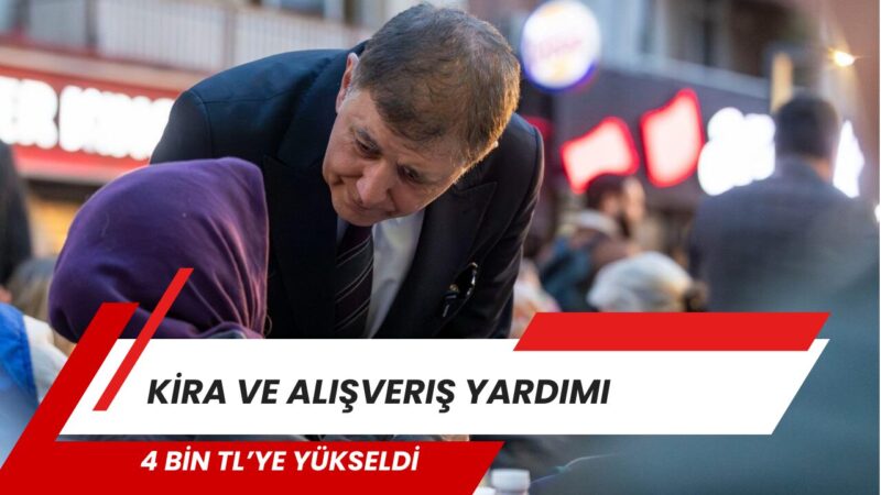 İzmir Büyükşehir Belediyesi, ihtiyaç sahibi emeklilere yönelik Emekli Desteği Programı’nı