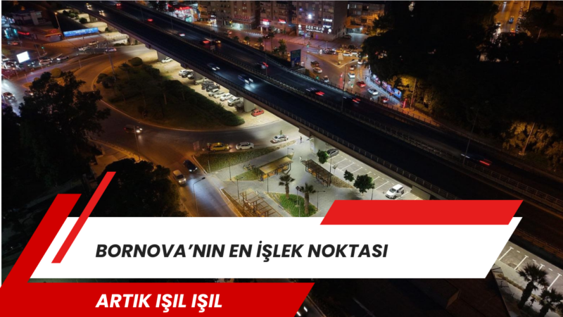 İzmir Büyükşehir Belediyesi, Bornova Aktarma İstasyonu’nda yaya ve ulaşım konforunu