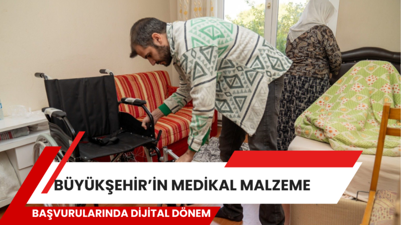 
İzmir Büyükşehir Belediyesi, ihtiyaç sahibi engelli yurttaşlara yönelik medikal malzeme
