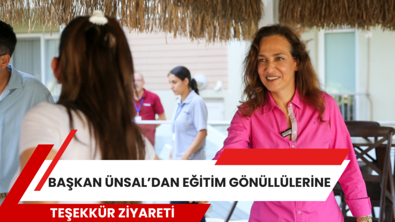 Karşıyaka Belediye Başkanı Yıldız Ünsal, Karşıyaka’nın Filizleri’ne verdikleri destek için