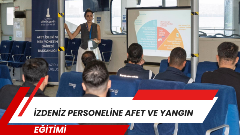 İzmir Büyükşehir Belediyesi, afetlere karşı hazırlıklı bir toplum oluşturma hedefi