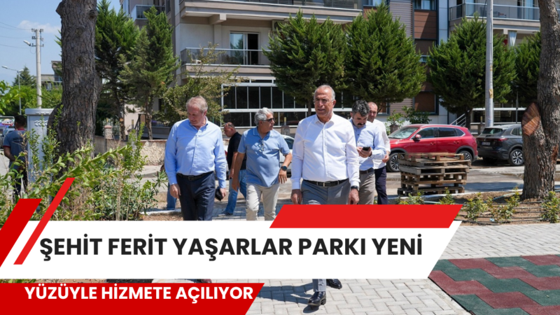 Gaziemir Belediyesi, Şehit Ferit Yaşarlar Parkı’nı yenileyerek daha güvenli ve