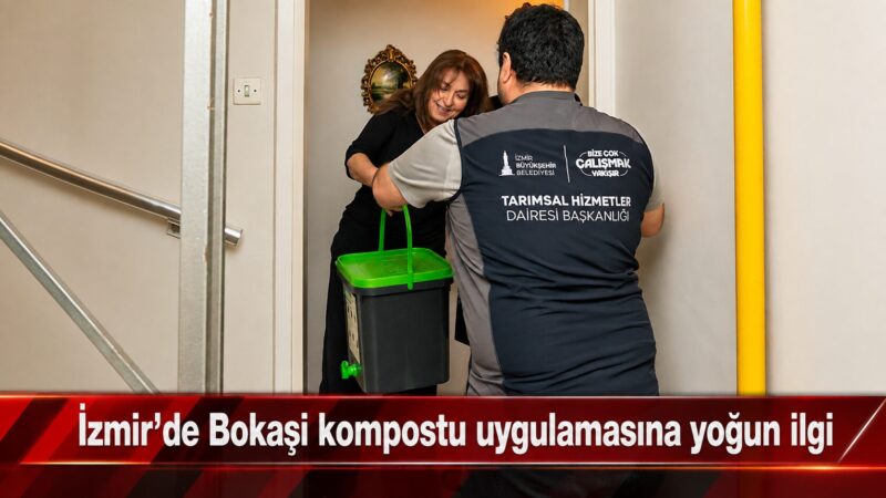 İzmir Büyükşehir Belediye Başkanı Dr. Cemil Tugay tarafından organik atıkların