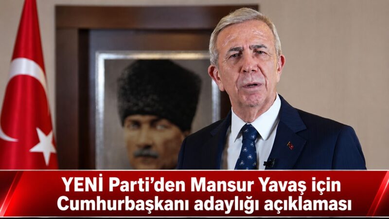 YENİ Parti Adana Milletvekili Burhanettin Bulut, CHP’li Ankara Büyükşehir Belediye