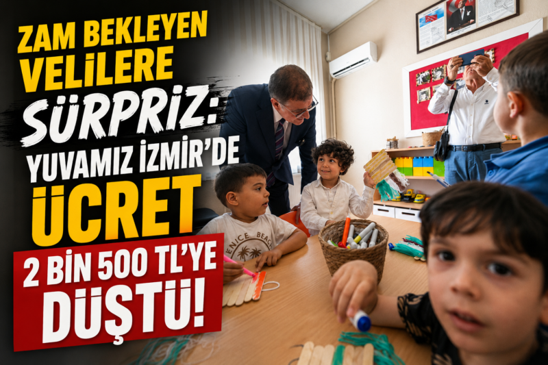 Yuvamız İzmir Sosyal Hizmet Etkinlik Merkezlerinde aylık ücretin 2 bin