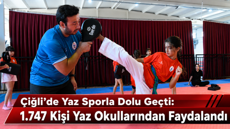 Çiğli Belediyesi Gençlik ve Spor Hizmetleri Müdürlüğü tarafından çocukların, gençlerin