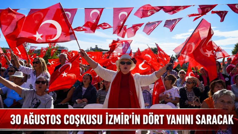 İzmir Büyükşehir Belediyesi, 30 Ağustos Zafer Bayramı’nın 104. yıl dönümünü