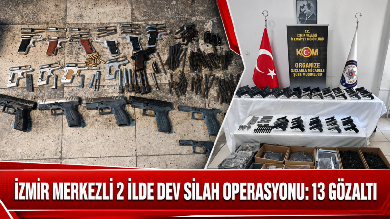 İzmir Cumhuriyet Başsavcılığı koordinesinde yürütülen projeli soruşturma kapsamında, yasa dışı
