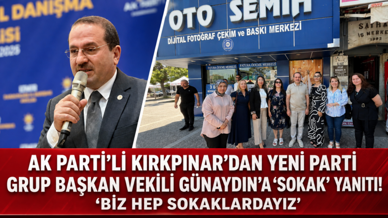 AK Parti İzmir Milletvekili Yaşar Kırkpınar, Yeni Parti Grup Başkan