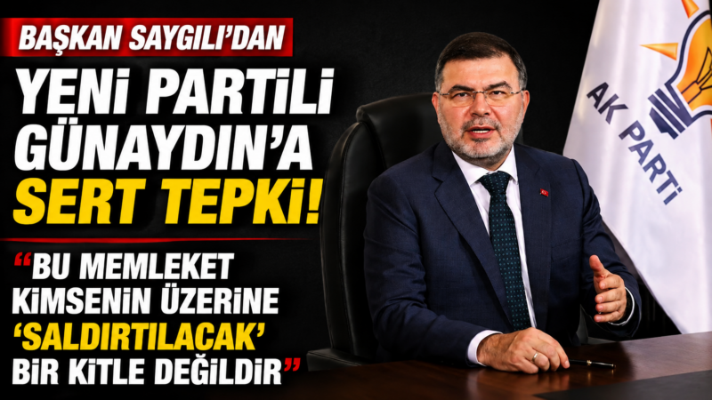 AK Parti İzmir İl Başkanı Bilal Saygılı, Yeni Parti Grup